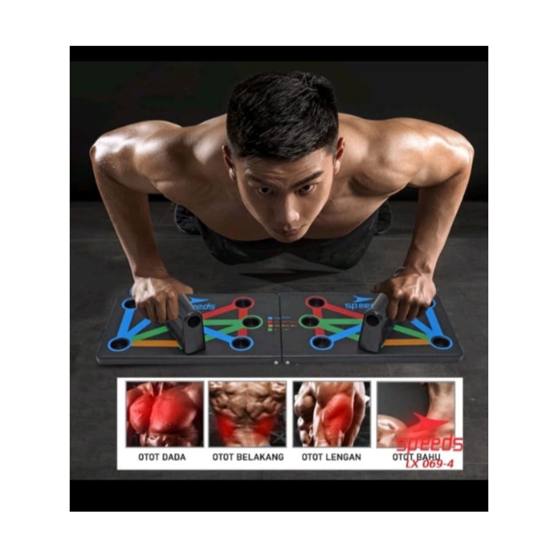 SPEEDS Push Up Board (SEKEN/BEKAS)Push Up Stand Alat Bantu Push Up Alat Olahraga Fitness 069-4