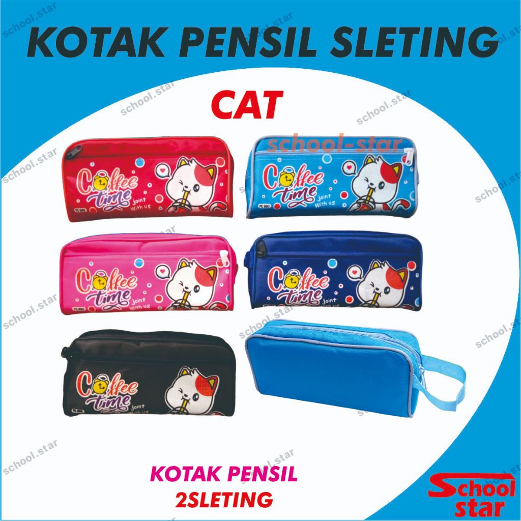 

KOTAK PENSIL SLETING CAT-MEONG 680 / TEMPAT PENSIL SLETING GAMBAR FANCY ANAK-ANAK