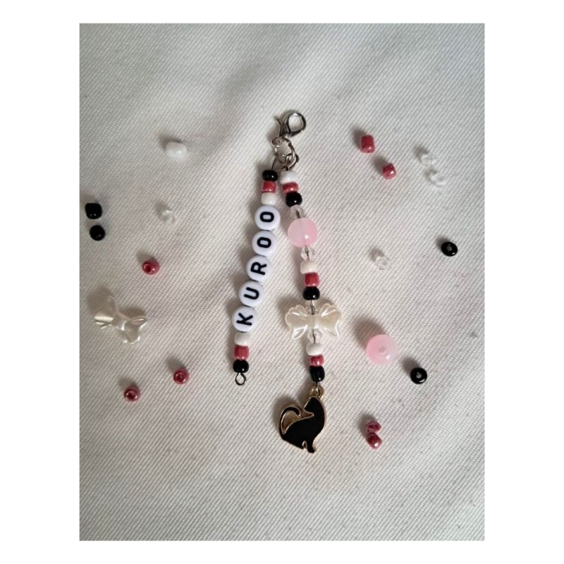HAIKYUU INSPIRED DIY KEYCHAIN - KUROO TETSUROU