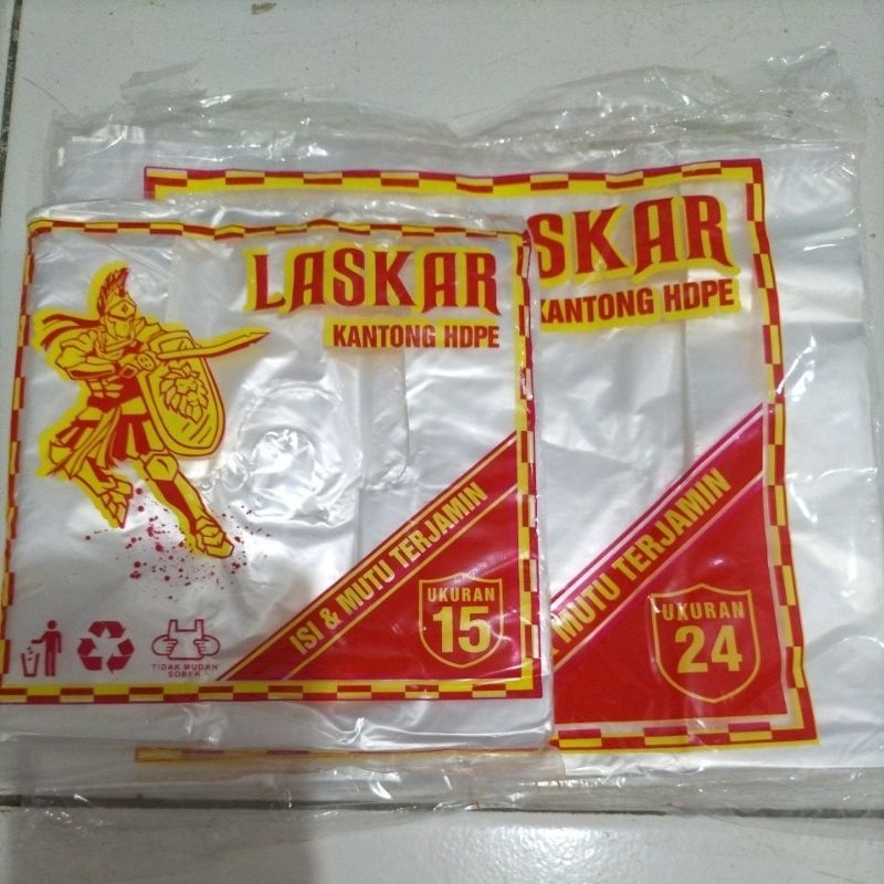 hd plastik kresek bening 15 24 / kantong plastik bening
