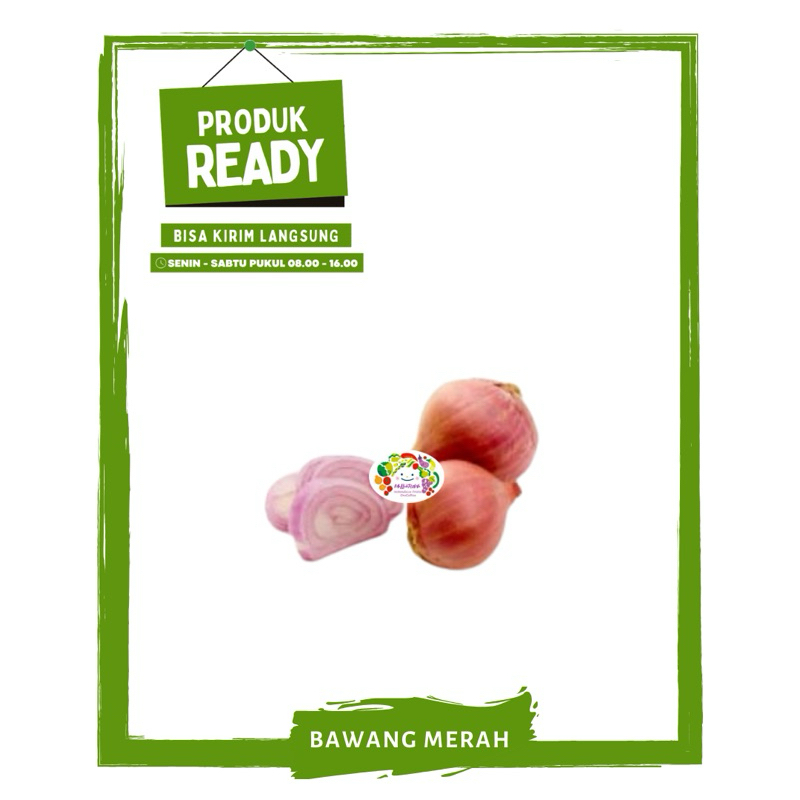 

Bawang Merah / Brambang / Sayur Sayuran Segar Ready On Mallahrizwa