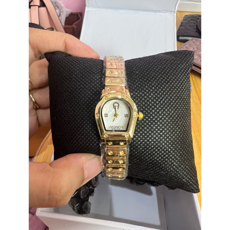 (NEW) JAM TANGAN AIGNER STAINLESS MIRROR