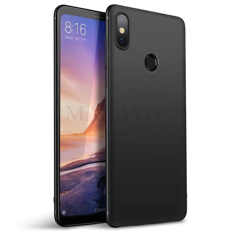 Softcase Matte Xiaomi Mi Max 2 / Mi Max 3 Premium Frosted Silikon Case