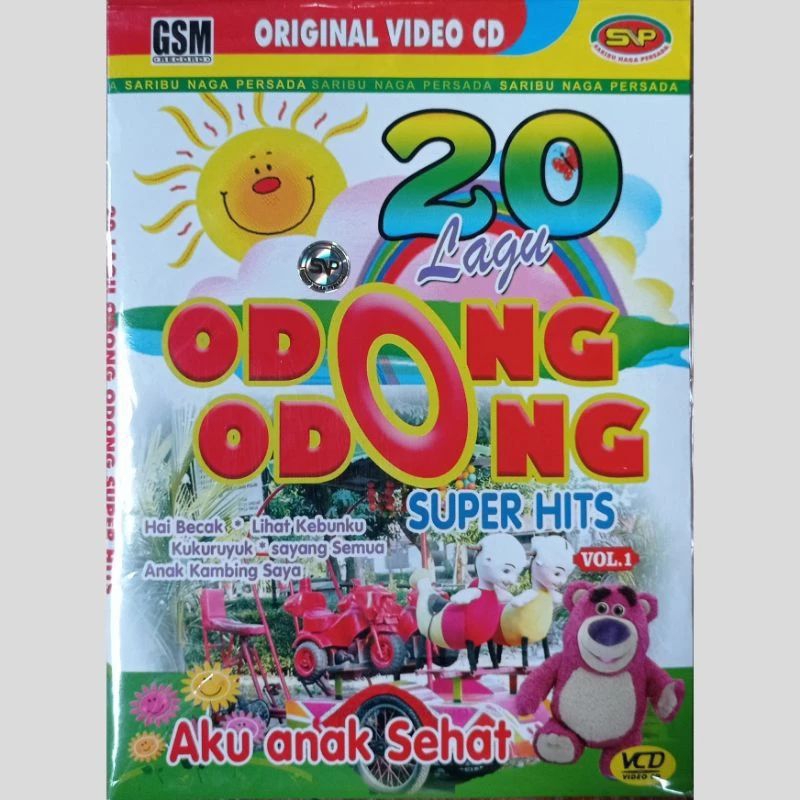 Kaset Video Lagu Original 20 Lagu Odong Odong Aku Anak Sehat