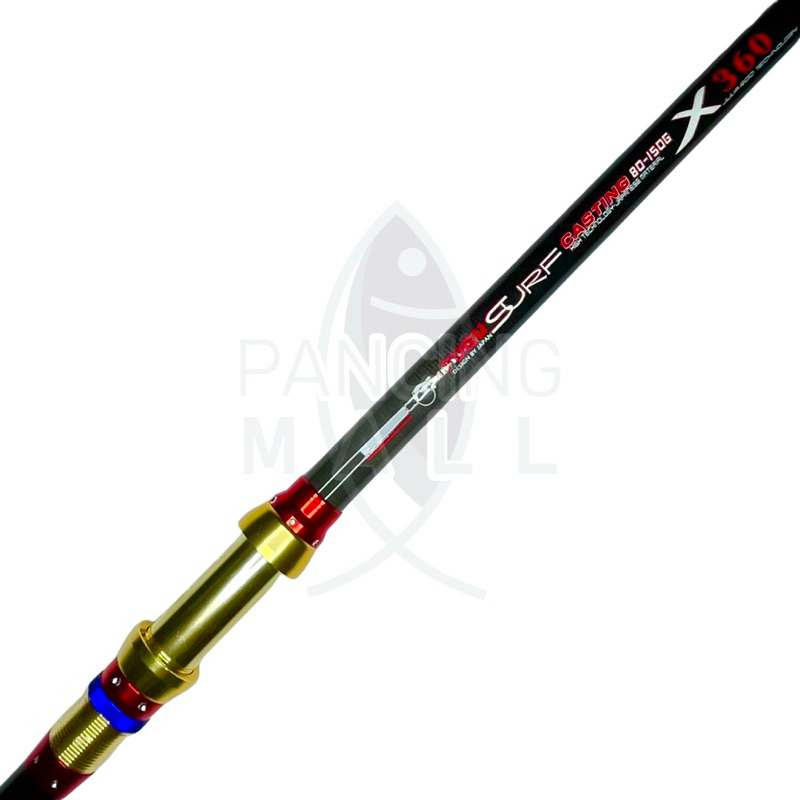 Joran Antena Fugu Pro Surf Original 360 390 420 450 cm Carbon