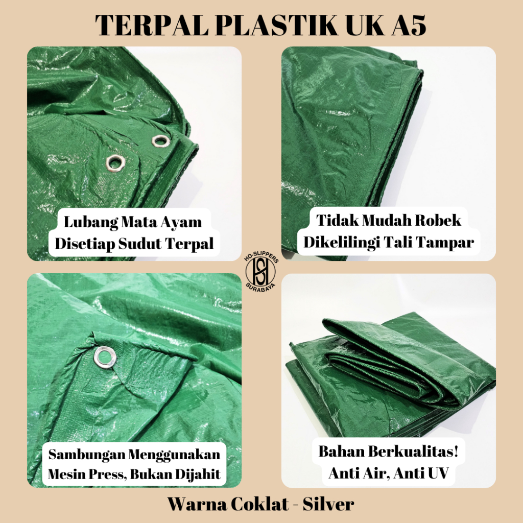 TERPAL PLASTIK A5 UK 5X7 / TERPAL PLASTIK / TERPAL A5