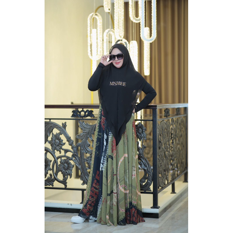 Margin set khimar by mshee