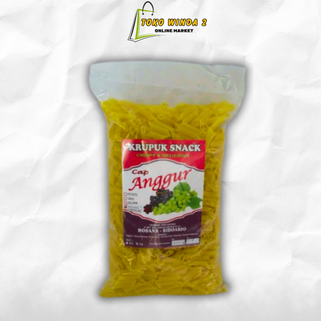 

Kerupuk Stik Kentang Krupuk Potato Stick Mentah Super 500gr
