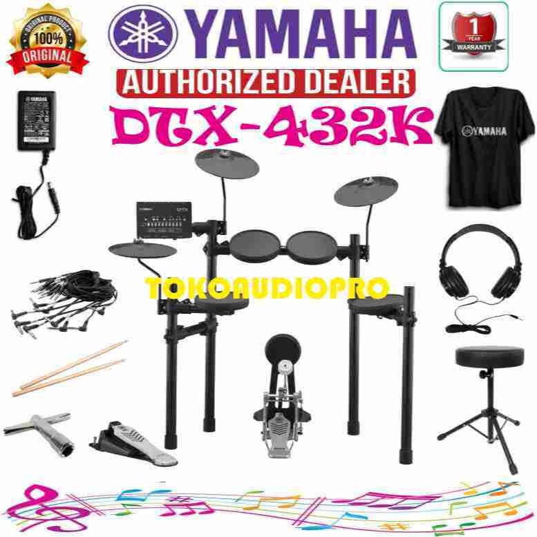 Drum Yamaha DTX432K Drum Elektrik Paket Yamaha DTX-432K