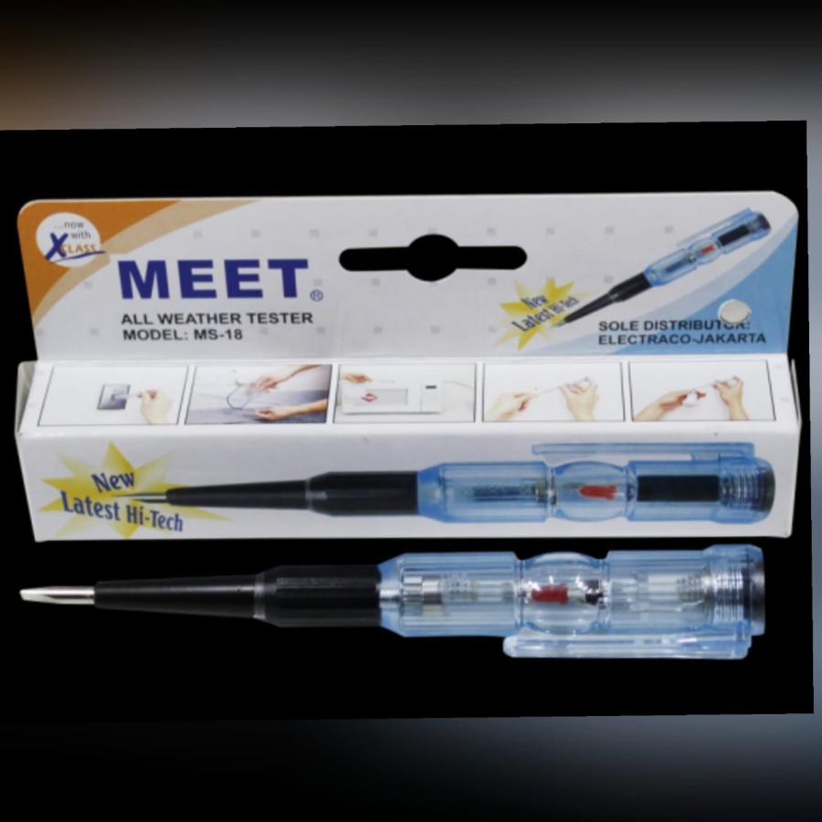 Obeng Tespen Gantung Tester Meet Ms-18 Testpen Kabel Putus Listrik