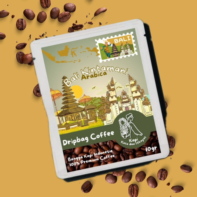 

ARABICA BALI KINTAMANI DRIP BAG COFFEE SACHET | KOPI DRIP BAG MURAH TANPA AMPAS