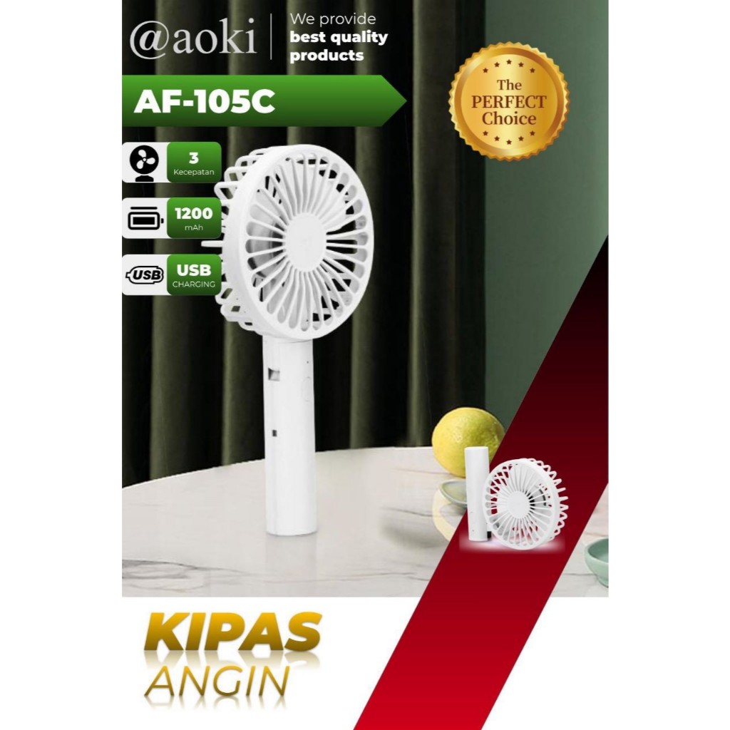 Kipas Angin Tangan AF-105 Aoki