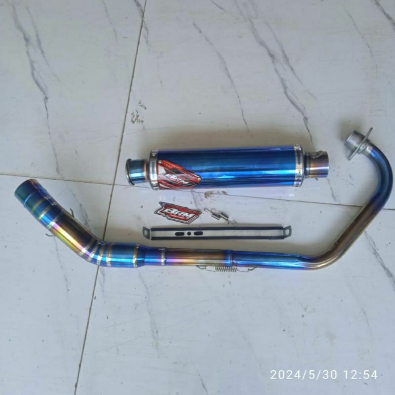 PROMO knalpot racing BRM blumoon inlet 50 cbr 150 old promo cod termurah terlaris
