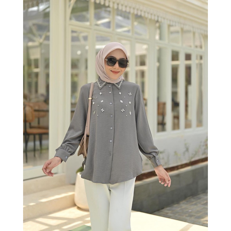 Pearl Blouse by Vanilla Hijab [Atasan Wanita]