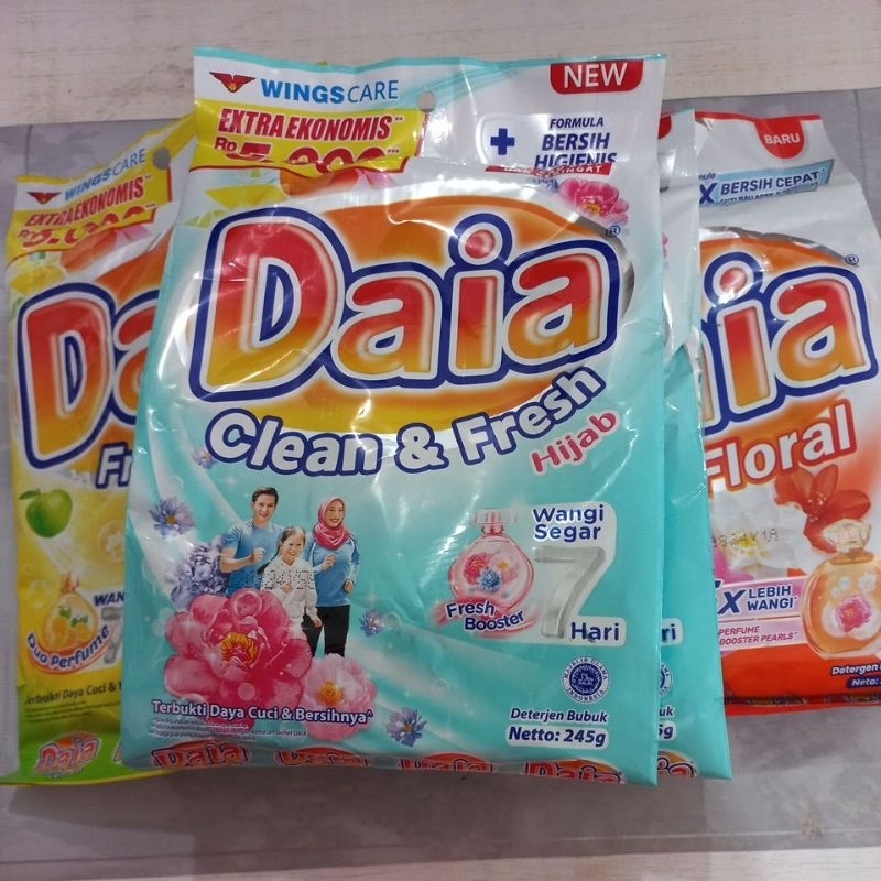 Daia Deterjen Bubuk 245g | Daia 5000