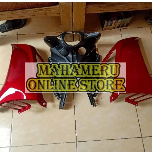 YAMAHA MX NEW 2010 - 2014 SAYAP MX NEW 2012 MERAH DAN COVER KUNCI MX NEW SAYAP KANAN KIRI MX NEW