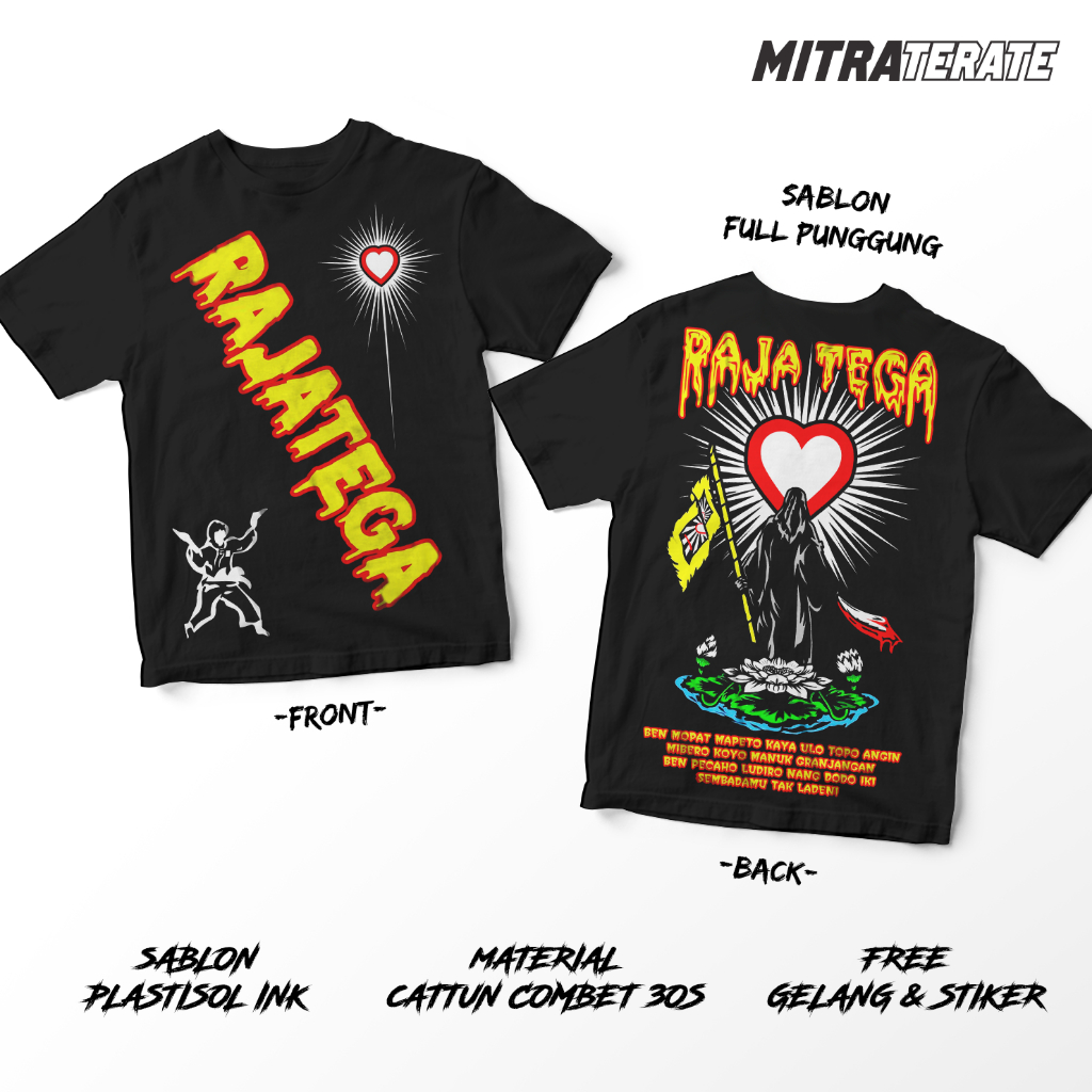Kaos Raja Tega Lawasan Full Punggung TRD