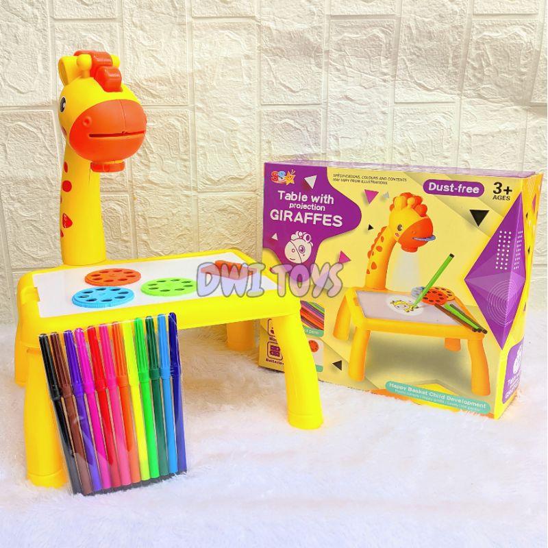 Meja Belajar Anak Meja Gambar Anak Meja Projector Jerapah Meja Belajar Menggambar Anak