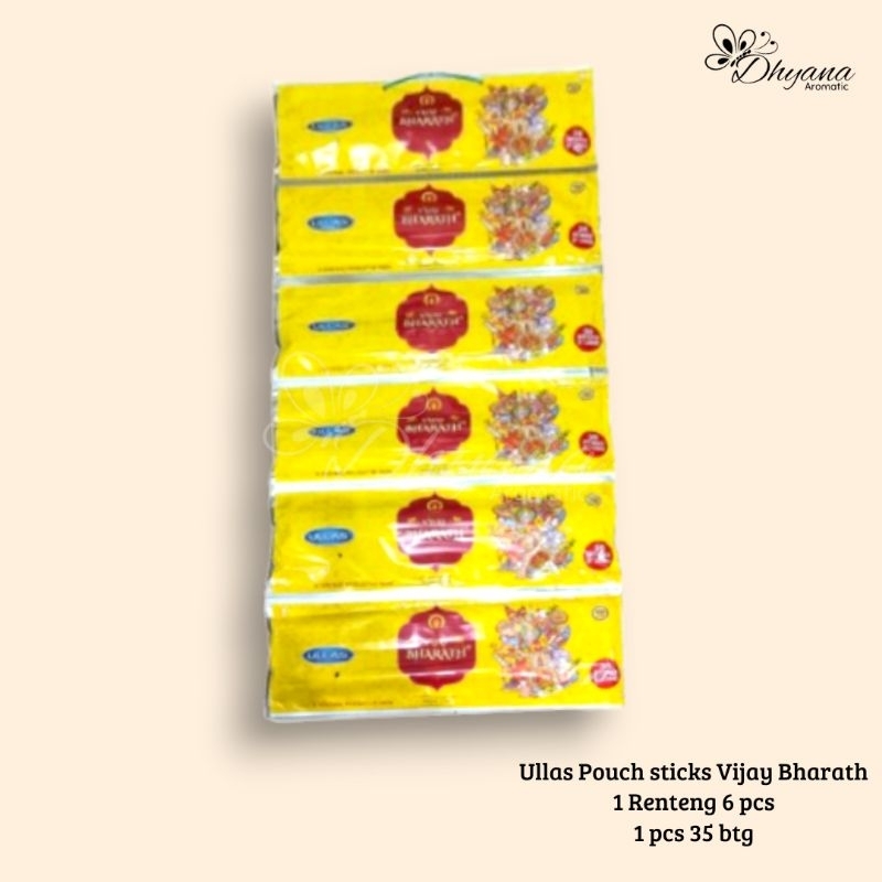 6 pcs Dupa Hio Aromateraphy Ullas Pouch Renteng Vijay Bharath