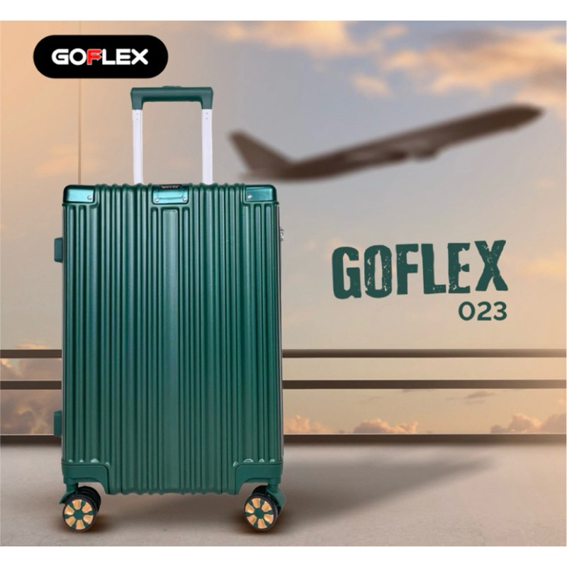 GOFLEX KOPER/KOPER FIBER/KOPER TRAVELLING/TAS RODA PUTAR GOFLEX PREMIUM ORI ANTI PECAH uk 24 Inch
