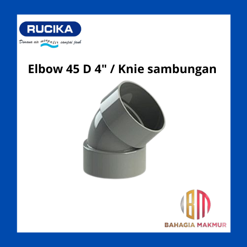 RUCIKA Elbow 45 D 4" Rucika / Knie sambungan