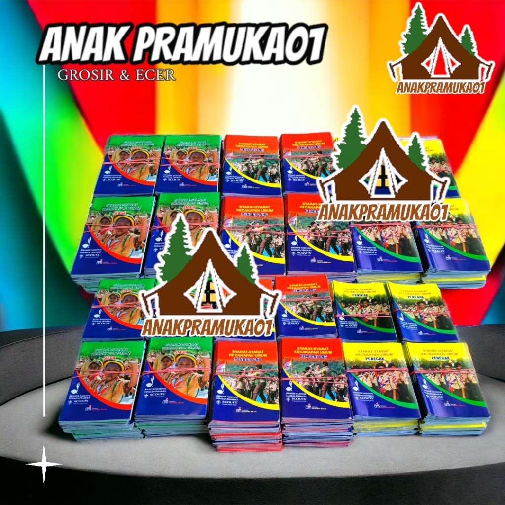 

1 pack buku sku pramuka siaga penggalang penegak isi 200 biji