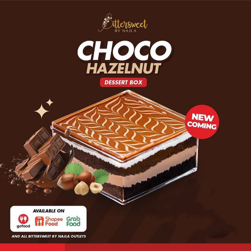 

Bittersweet by Najla Choco Huzelnut dessert box