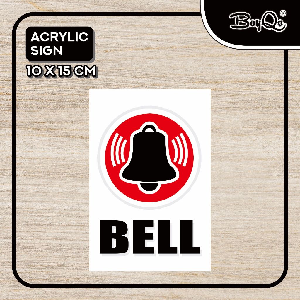 

BoyQo Acrylic Sign ukuran 15 X 10 | Akrilik Tulisan | Papan Tanda | Papan Petunjuk