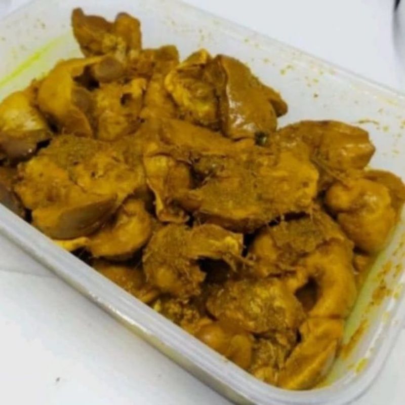 

ATI AMPELA AYAM/USUS AYAM BUMBU KUNING