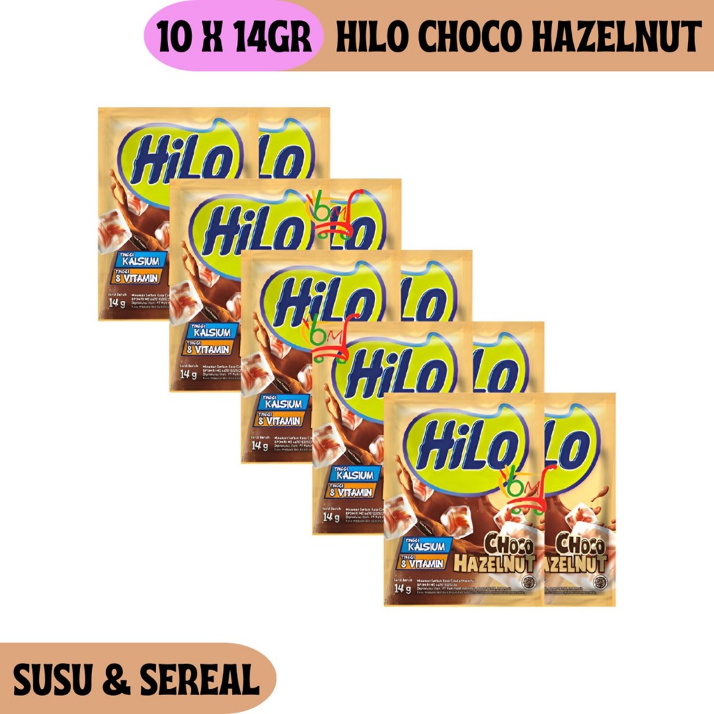 

Hilo Chocolate Hazelnut Minuman Rasa Cokelat Hazelnut
