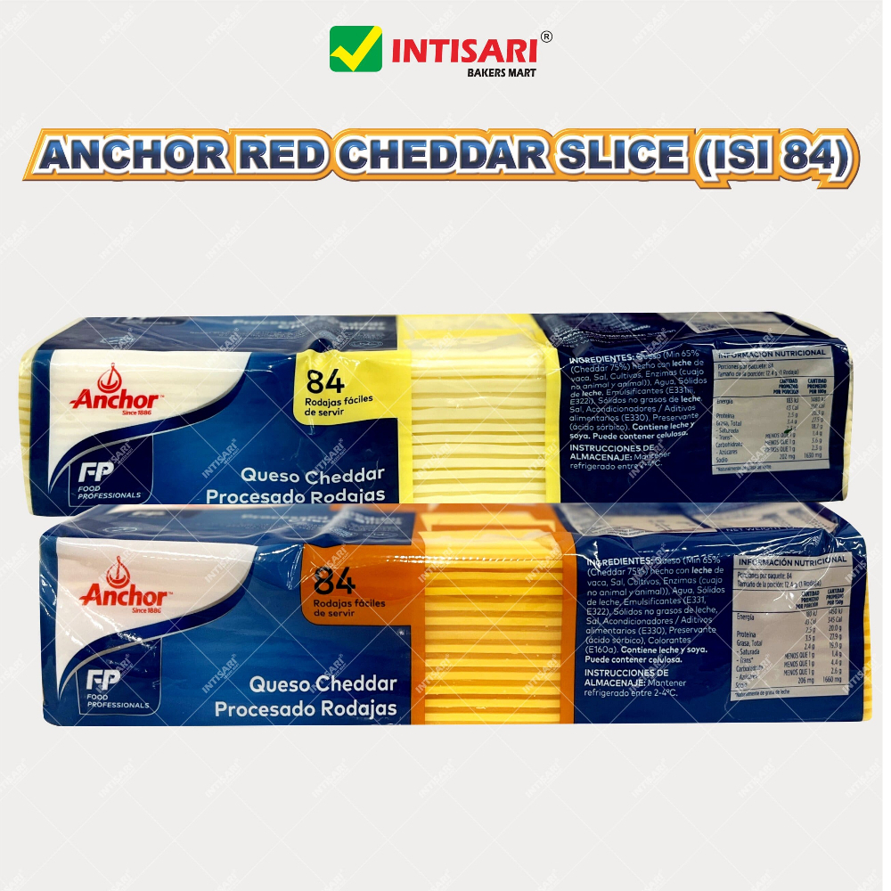 

ANCHOR KEJU CHEDDAR SLICE 84 PCS 1040 G