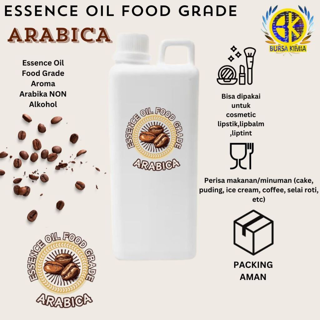 

Essence Oil Food Grade Arabica 100gr