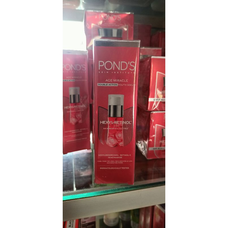 Ponds Age Miracle Serum Wajah Anti Aging +Glowing Serum With Retinol&Niacinamide 15Ml