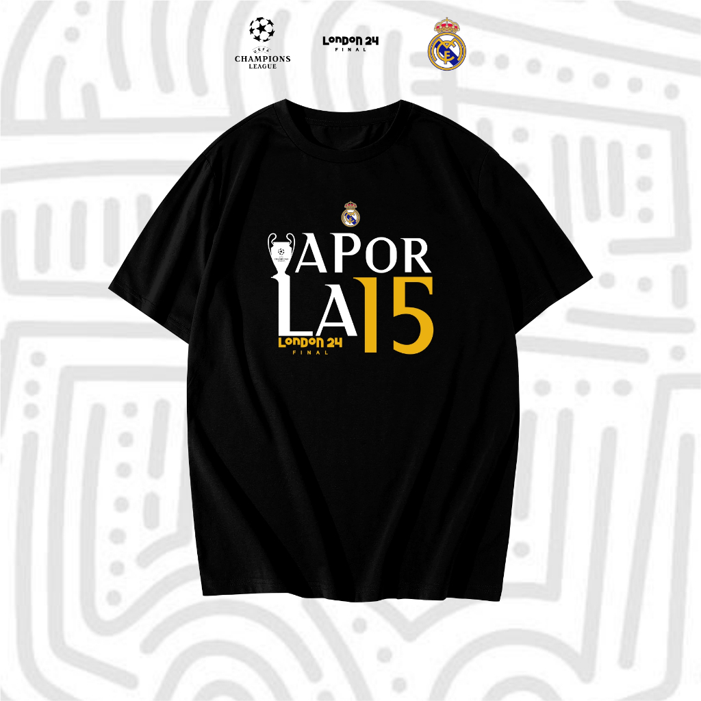 kaos real madrid - a por la 15 - champions real madrid - real madrid 15 - a por la - real madrid