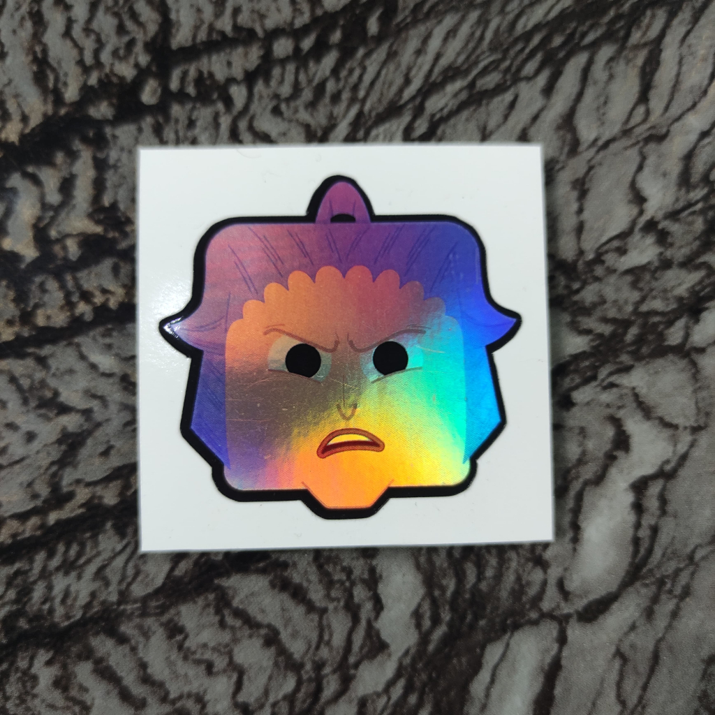 

Stiker Hologram One Piece Denjiro Square