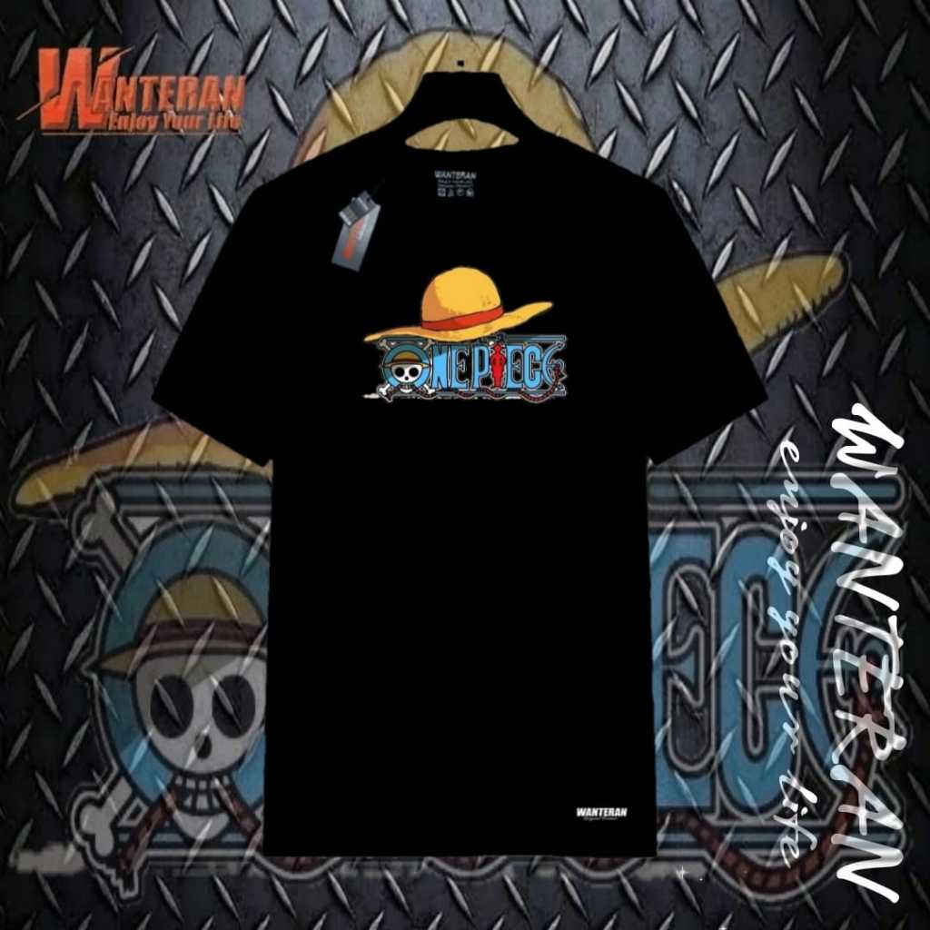 Kaos Distro Bandung Wanteran Original Baju Pria OnePiece