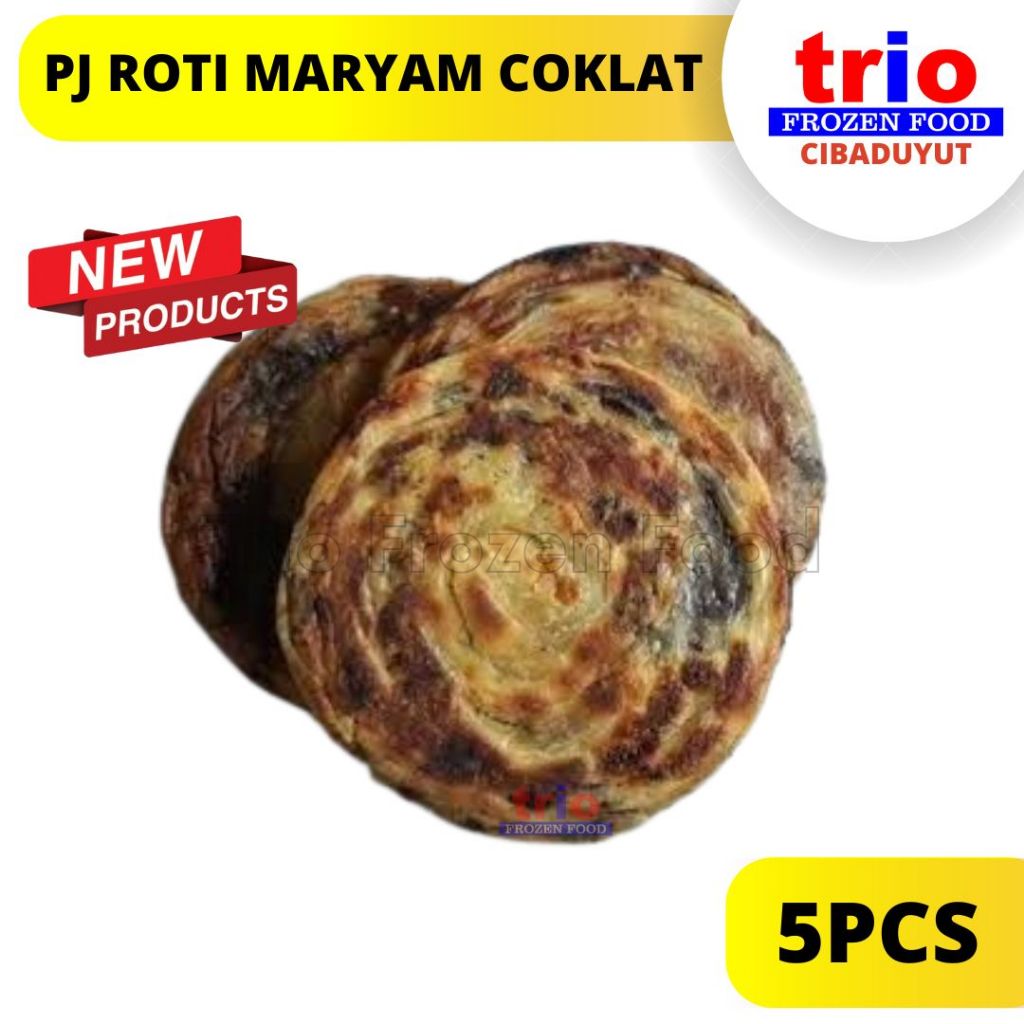 

ROTI MARYAM CANAI FROZEN ORIGINAL & COKLAT 5PCS