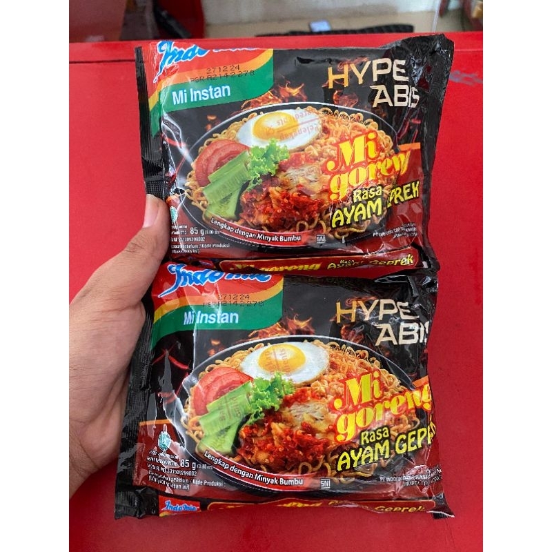 

Mie indomie ayam geprek eceran