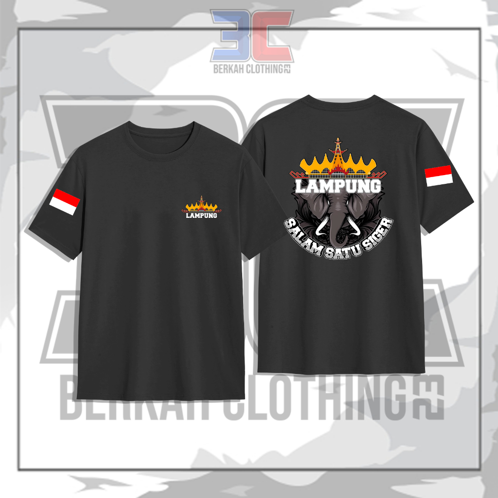 Kaos Baju Lampung Salam Satu siger