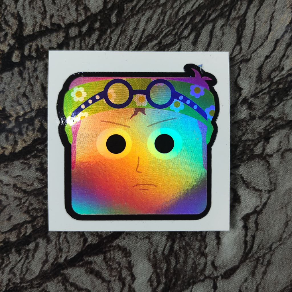

Stiker Hologram One Piece Coby Square