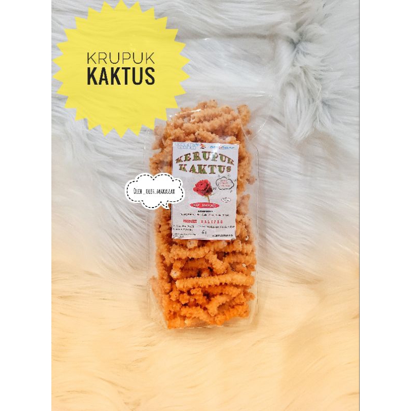 

Kerupuk Kaktus Oleh Oleh khas Makassar
