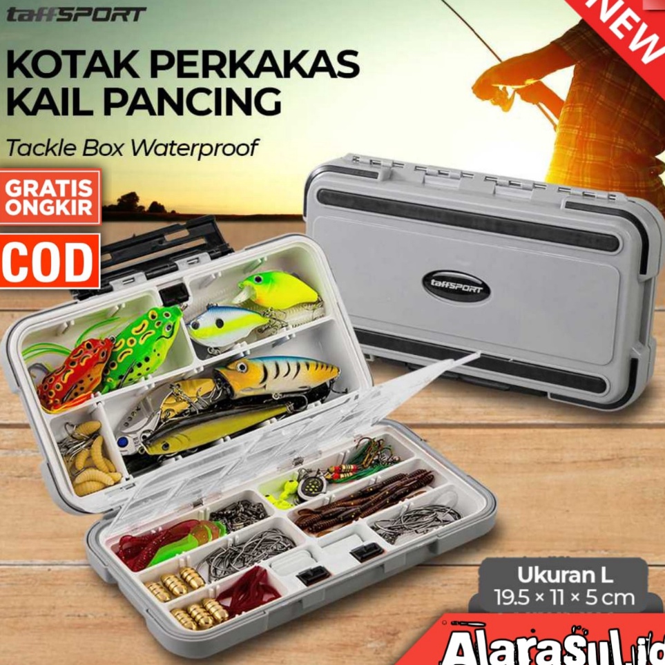 Box Pancing Kotak Perkakas Kail Pancing Waterproof Aksesoris Pancing Alat Pancing h V2F8