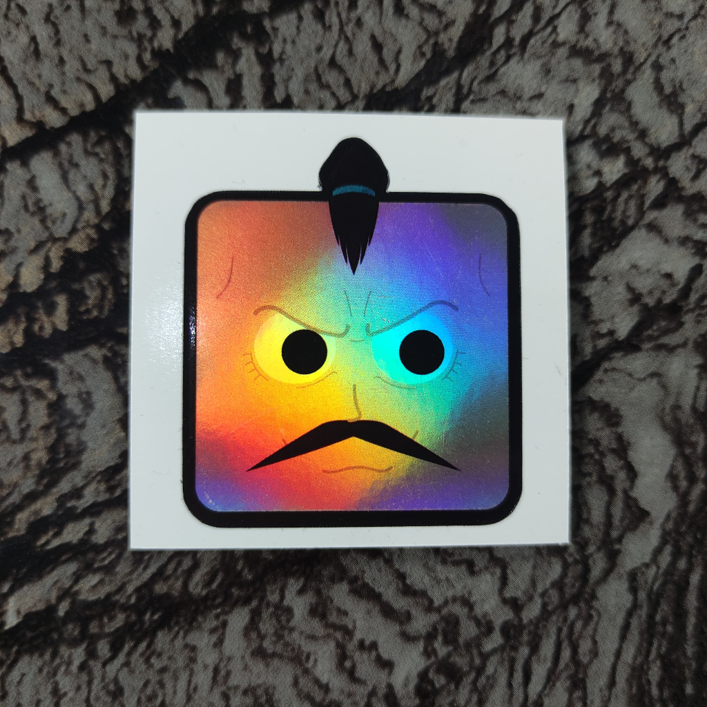 

Stiker Hologram One Piece Momonga Square
