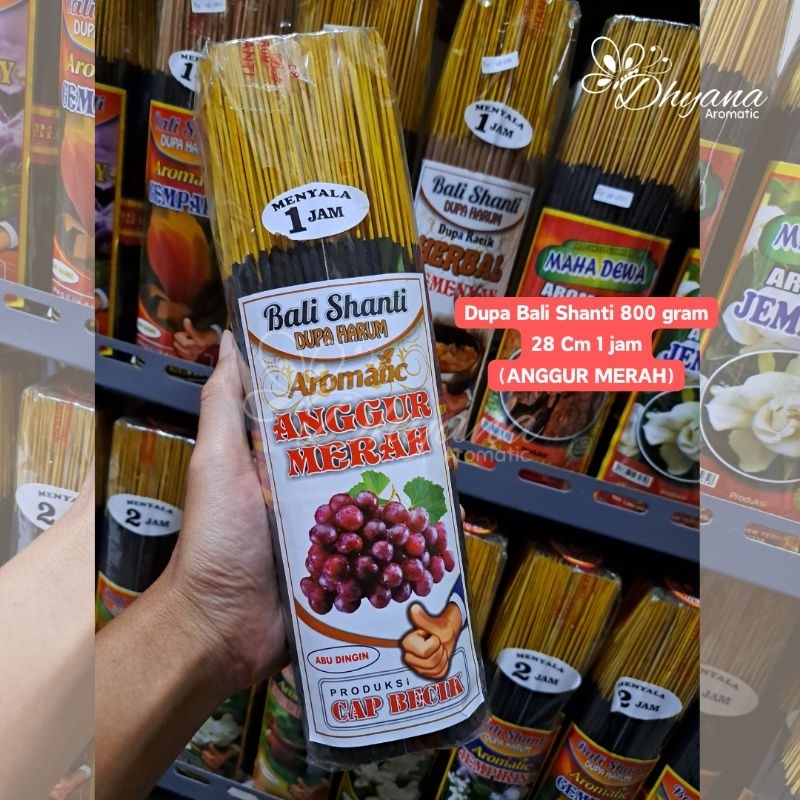 Dupa Buhur Hio Aromateraphy Bali Shanti 800 gram 28 cm Anggur