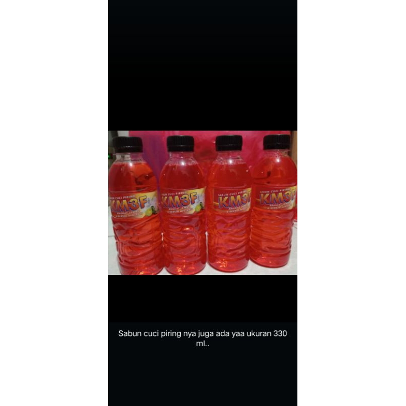 Laundry Deterjen Sabun cair&Sabun cuci Piring KM3F kemasan Botol 250ml