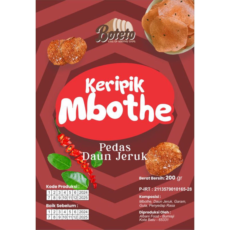 

PAKET USAHA KERIPIK MBOTE 10 KG