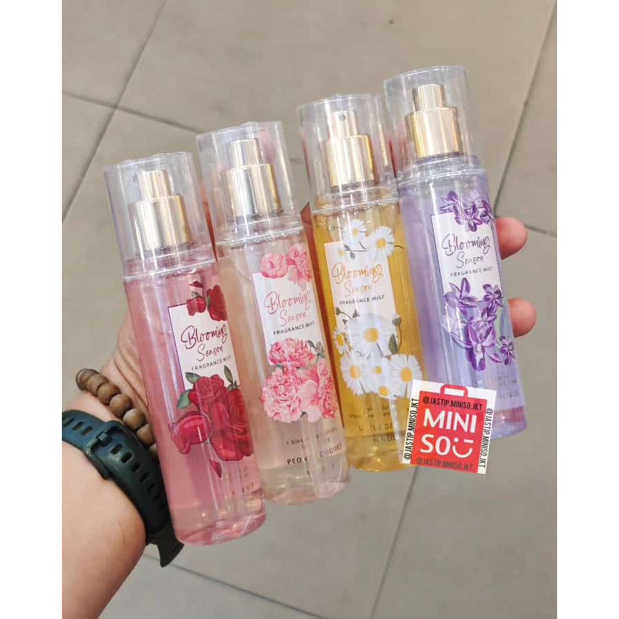 MINISO 🆕 Body Mist / Fragrance Mist Blooming Season (100ml) Orchid Petals / Little Daisy / Peony Bou