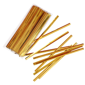 

Pita Kawat Pengikat Souvenir Twist Twie 8cm 1Pak