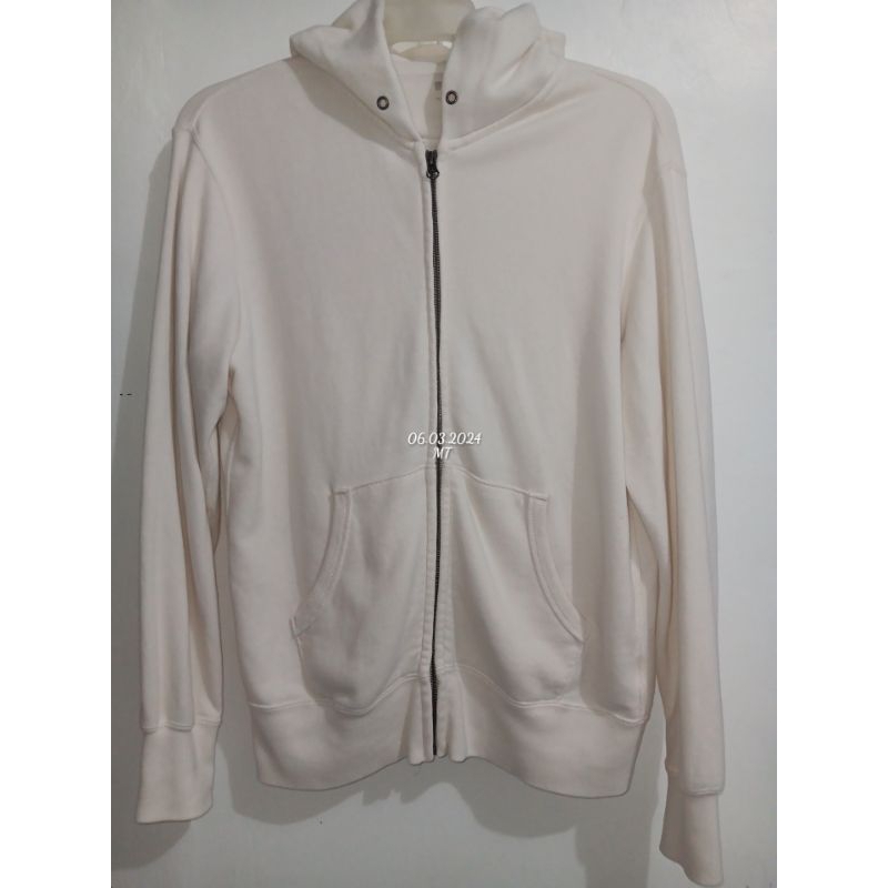 Hoodie uniqlo zipper original second