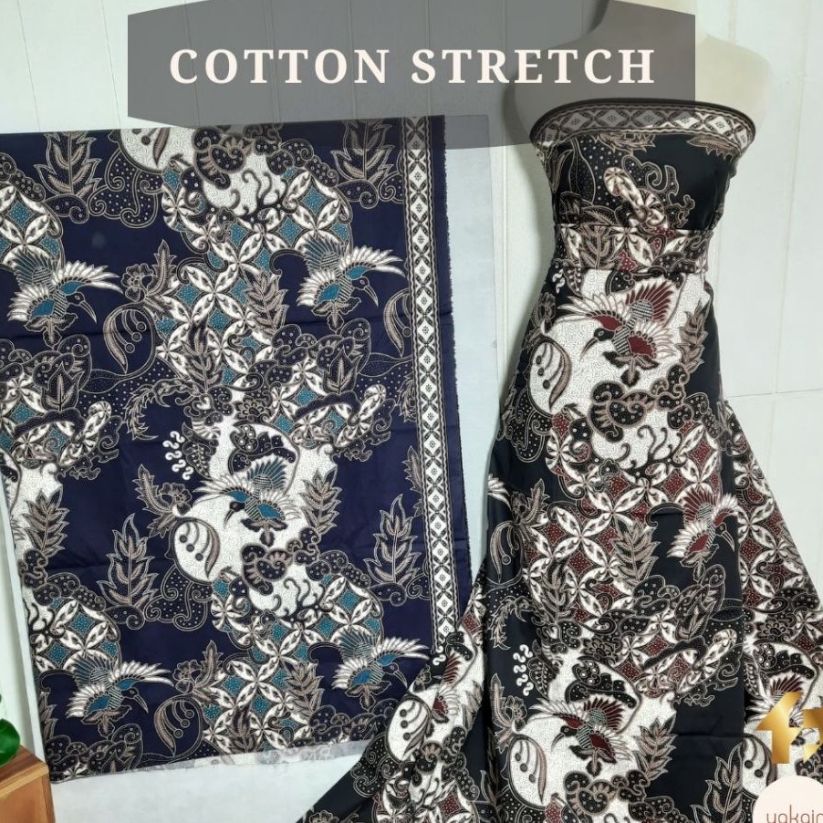 DISKON Kain Batik Katun  Cotton Stretch FAMAS